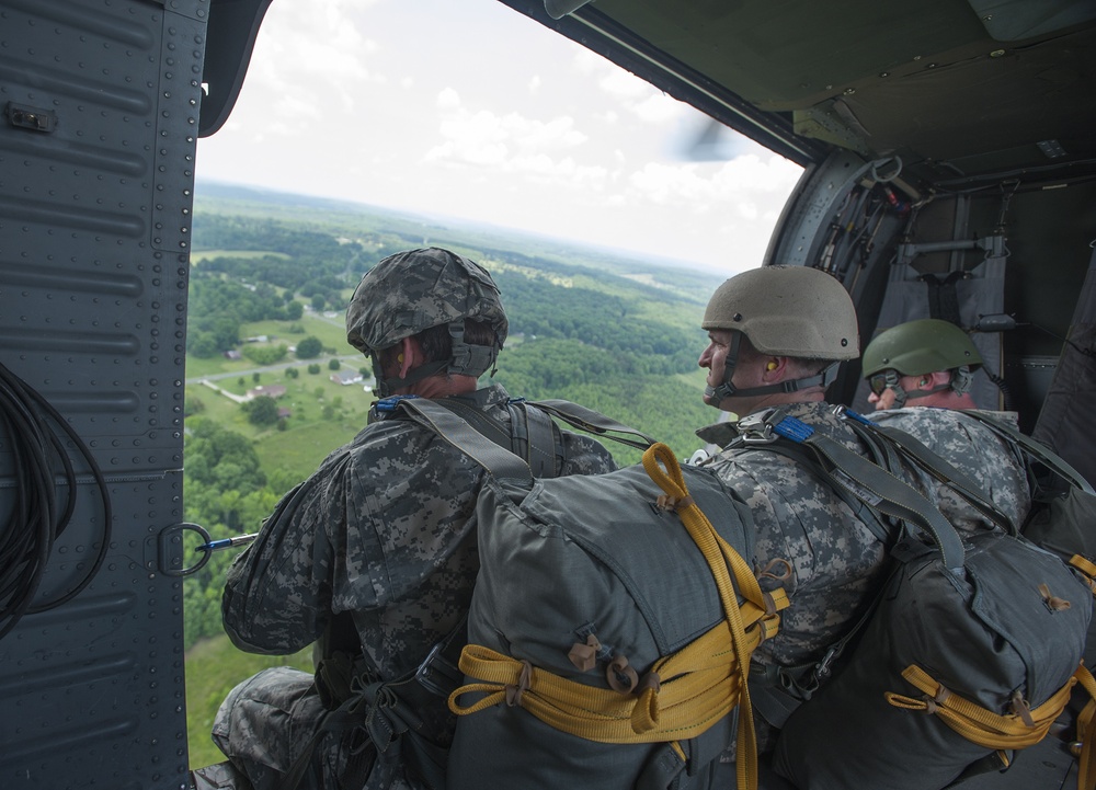 NC National Guard Green Berets jump into training