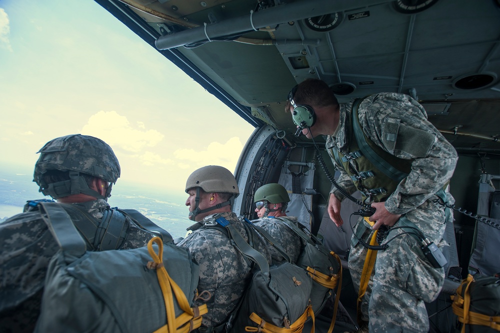 NC National Guard Green Berets jump into training