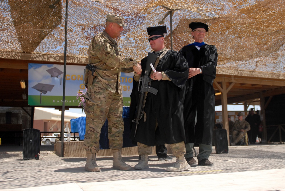 Graduates receive degrees in Afghanistan ceremony
