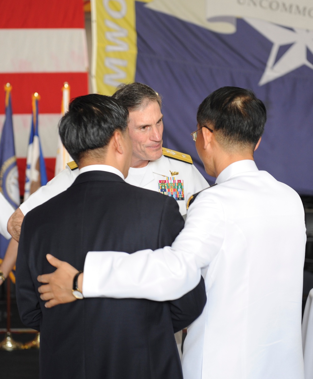 Reception aboard USS Nimitz