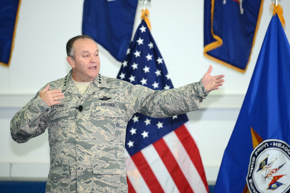 EUCOM all-hands call hosted by Gen. Breedlove