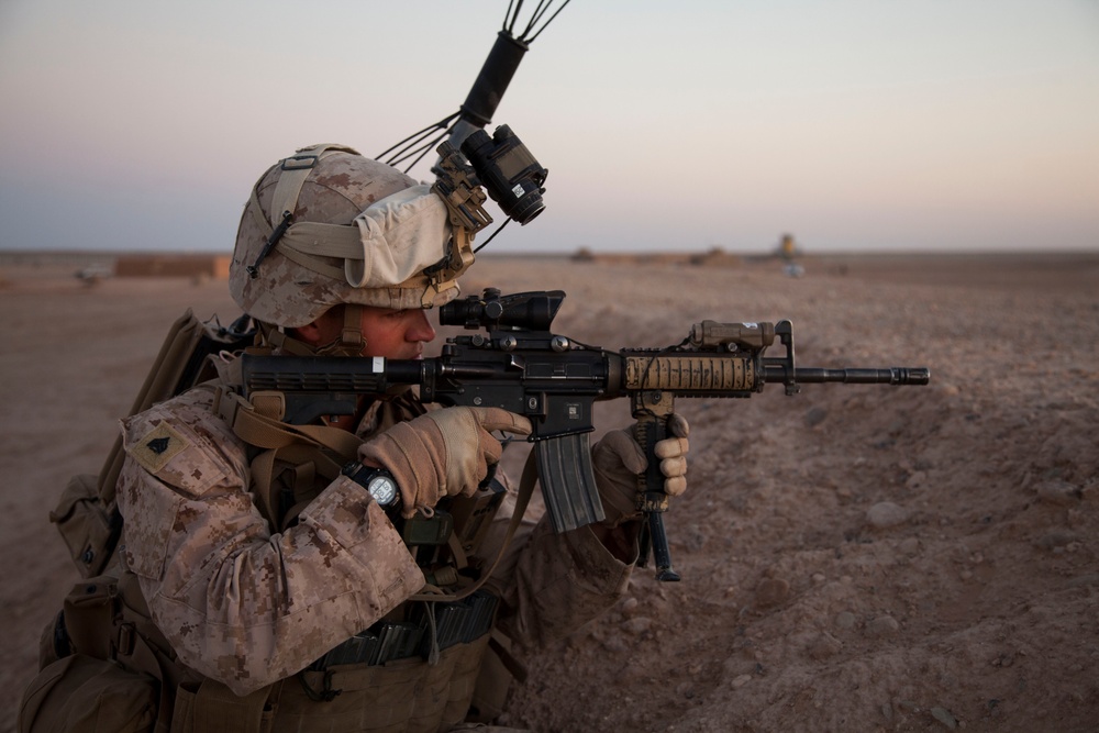 U.S. Marines with Fox 2/8 Conduct Mission Rehearsals
