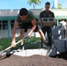 MRF-D Marines and NT students build garden
