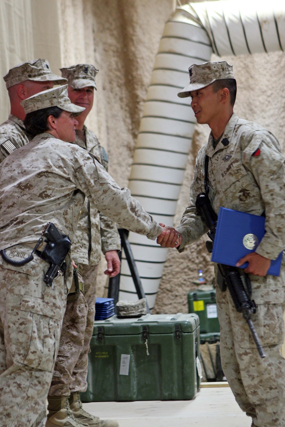 Sailors graduate leadership course, advance their military career