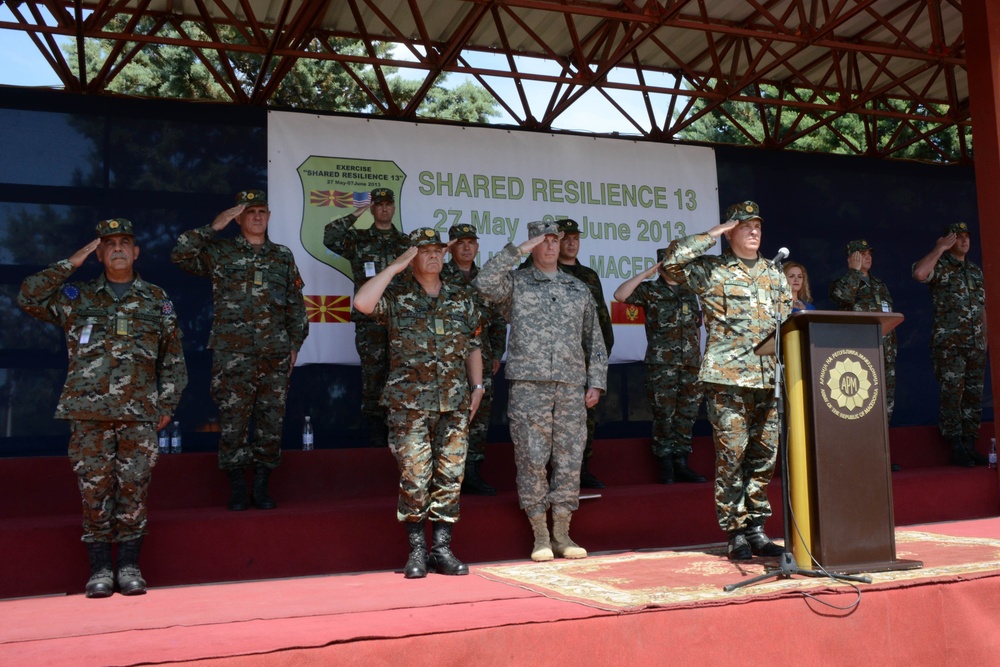 Opening day ceremony starts off Shared Resilience 13 exercise
