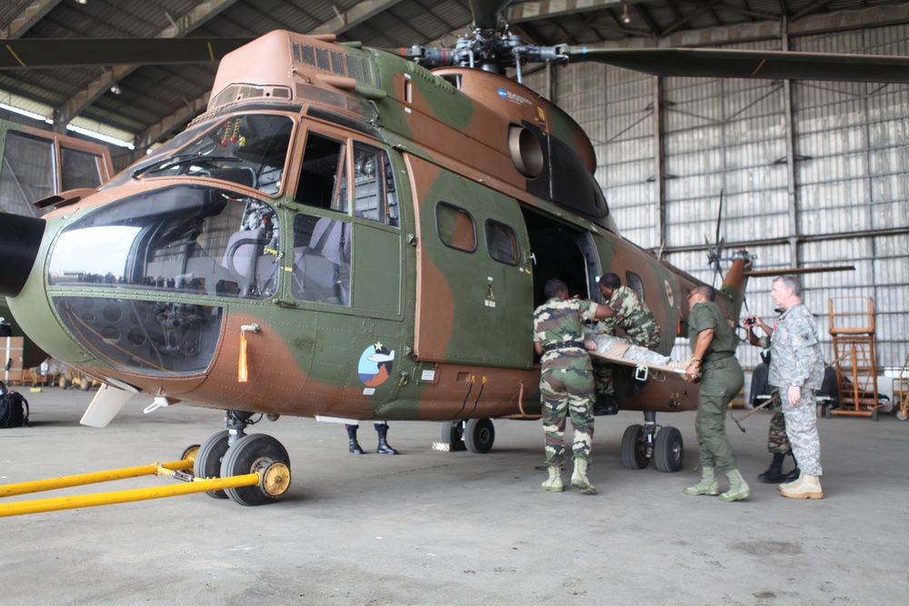 Operation Central Accord - med-evac training