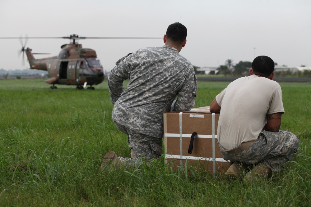 Operation Central Accord - Helicopter Air Drop