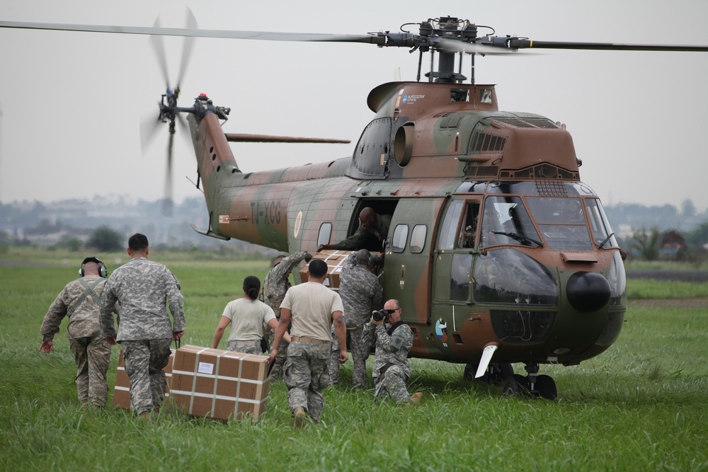 Operation Central Accord - Helicopter Air Drop