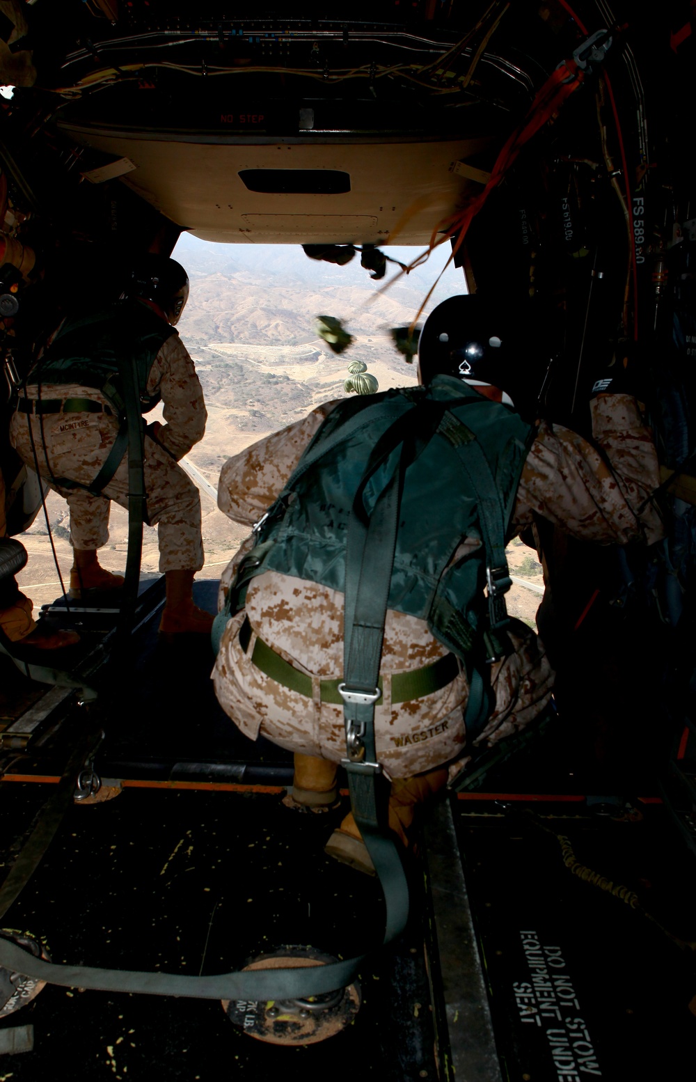 Into the drop zone: ‘Greyhawks’ assist with parachute training