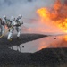 Coast Guard Fire and Rescue fire pit training exercise
