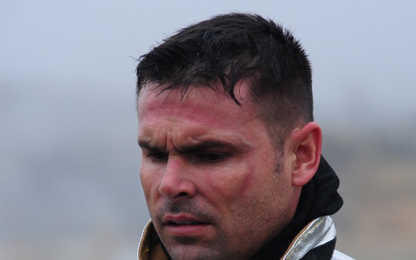 Coast Guard Fire and Rescue fire pit training exercise