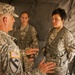 Sergeant major of the Army visits female medics during training excercise