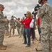 Sgt. Maj. of the Army Raymond F. Chandler III conducts media interviews