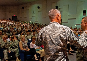 Sergeant major of the Army attends open house forum on Fort Hood