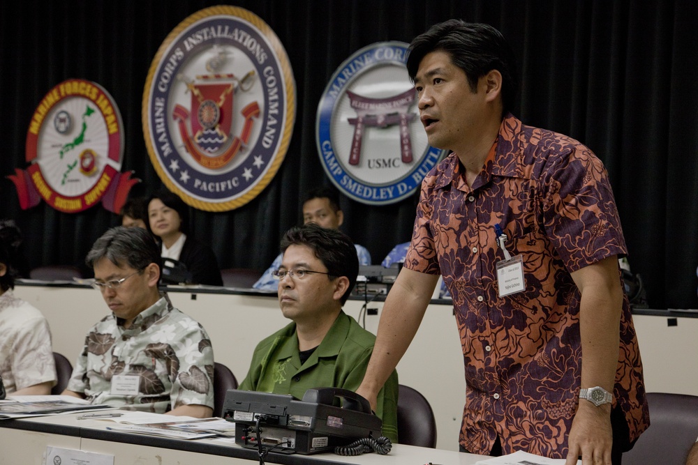 Japanese business, government leaders visit US facilities on Okinawa
