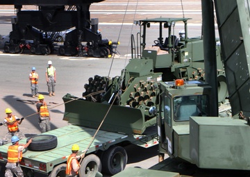 Army Boat delivers at TRANSLOTS 2013