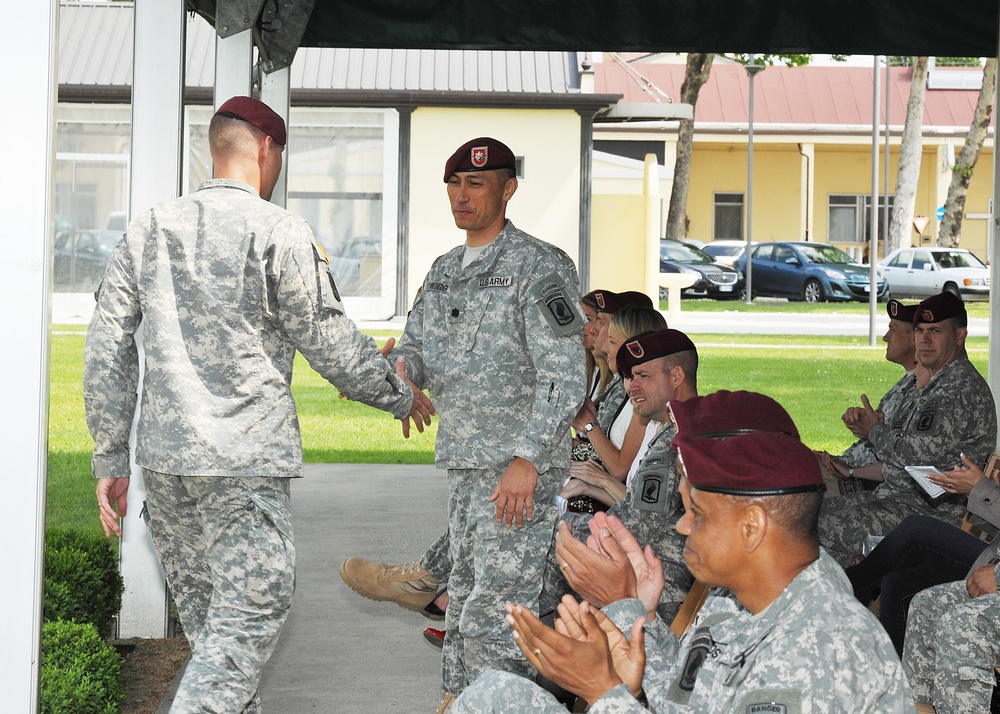 Change of Command 1st 503rd Easy