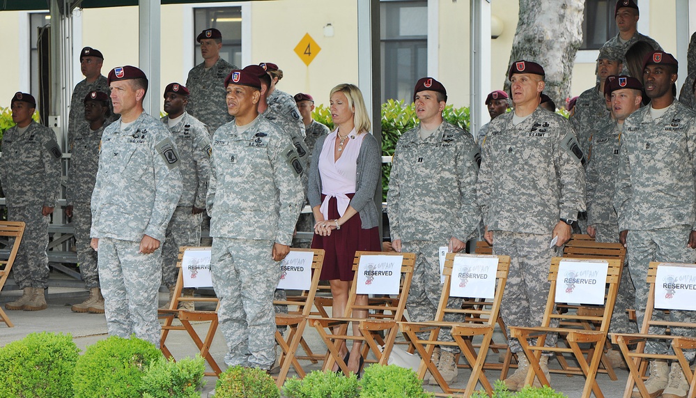 Change of Command 1st 503rd Easy