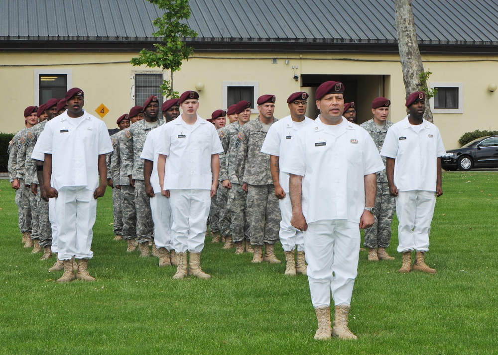 Change of command 1st 503rd Easy