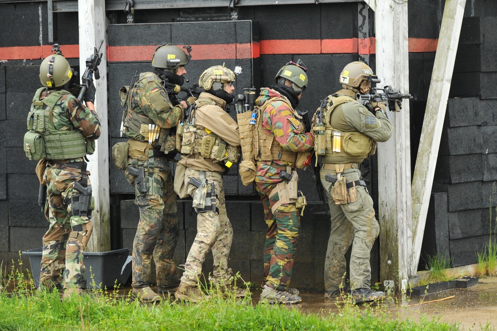 Special Forces training in Hohenfels, Germany