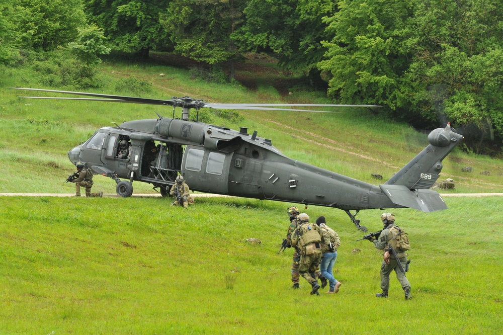 Special Forces training in Hohenfels, Germany