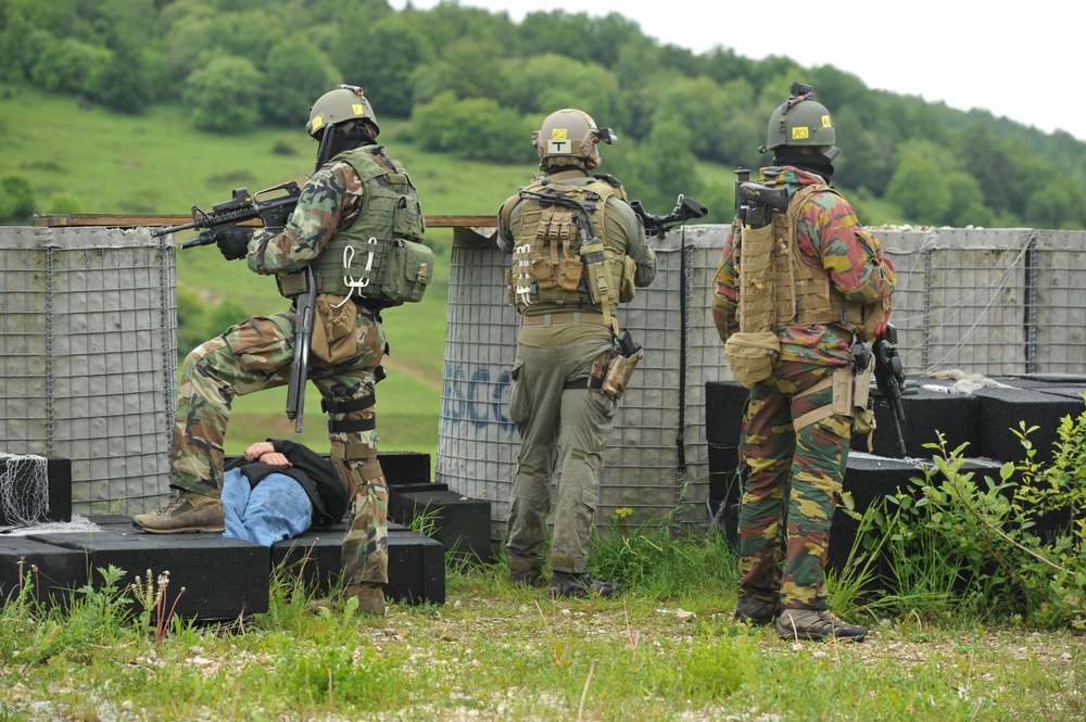 Special Forces training in Hohenfels, Germany