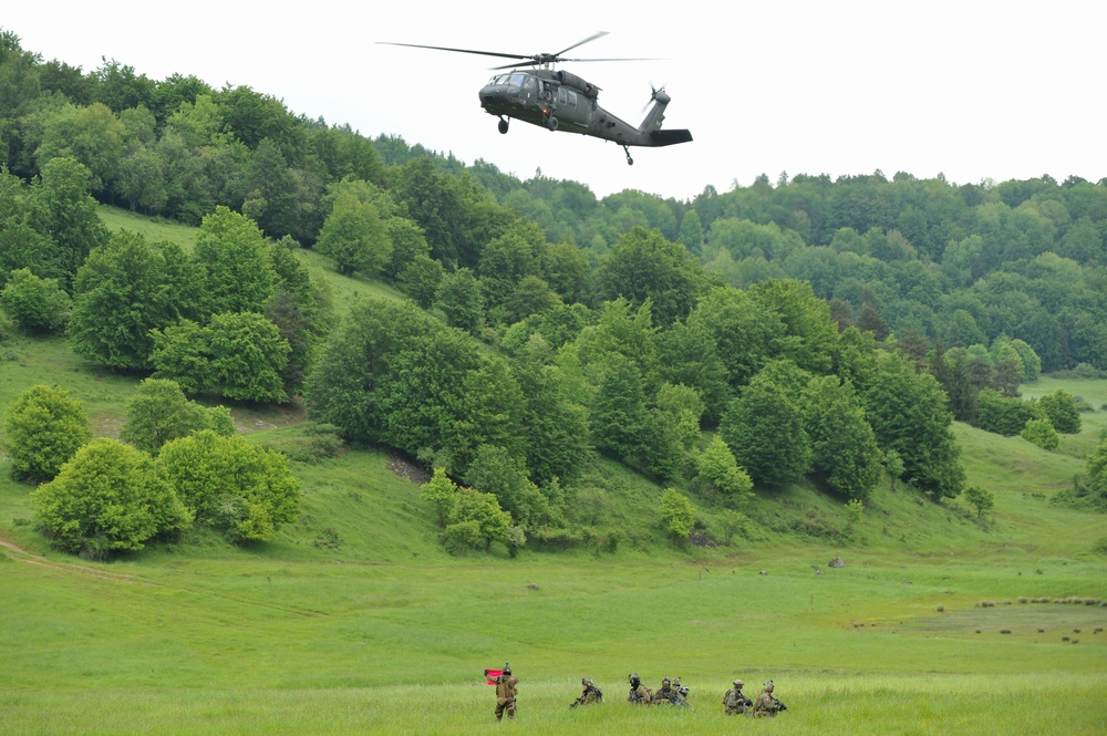 Special Forces training in Hohenfels, Germany