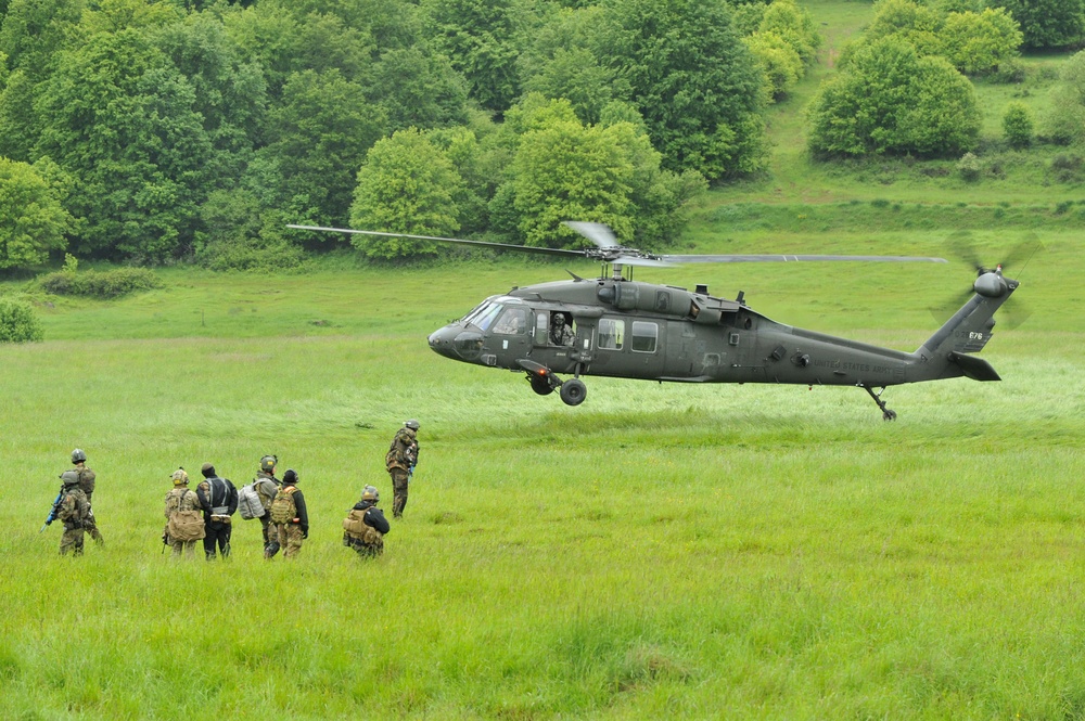 Special Forces training in Hohenfels, Germany