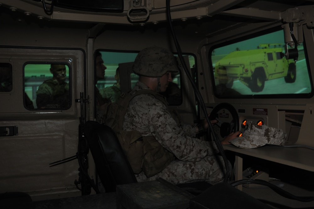 TBS students operate virtual trainer aboard Quantico