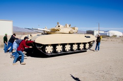 White Sands builds 'enemy tanks' on a budget
