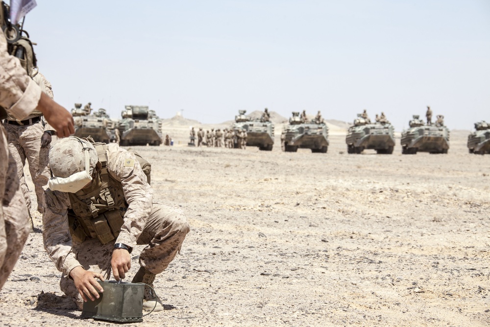 Combat engineers demolitions range