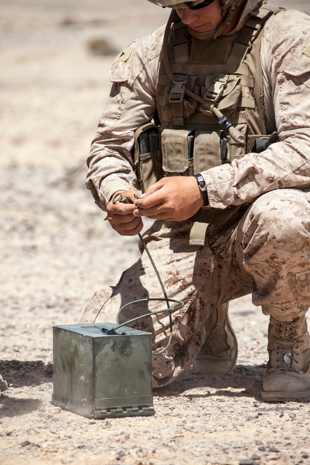 Combat engineers demolitions range