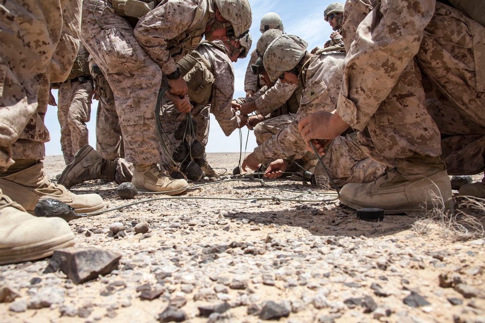 Combat engineers demolitions range