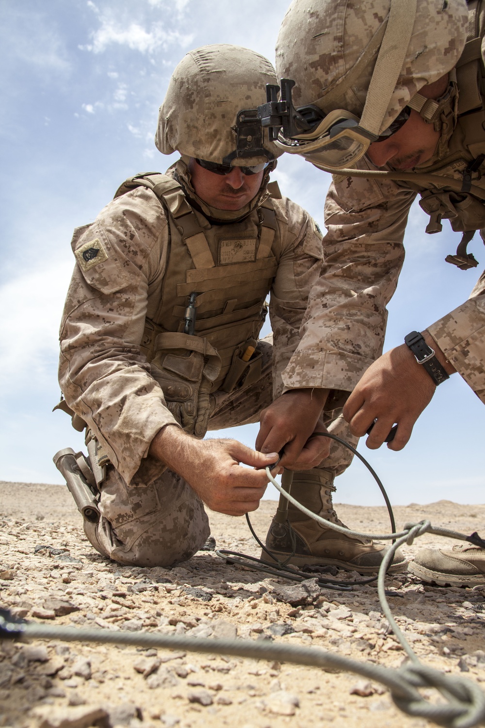 Combat engineers demolitions range