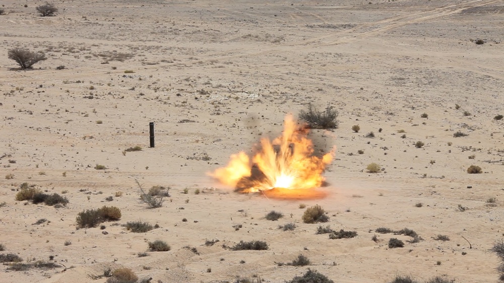 Combat engineers demolitions range