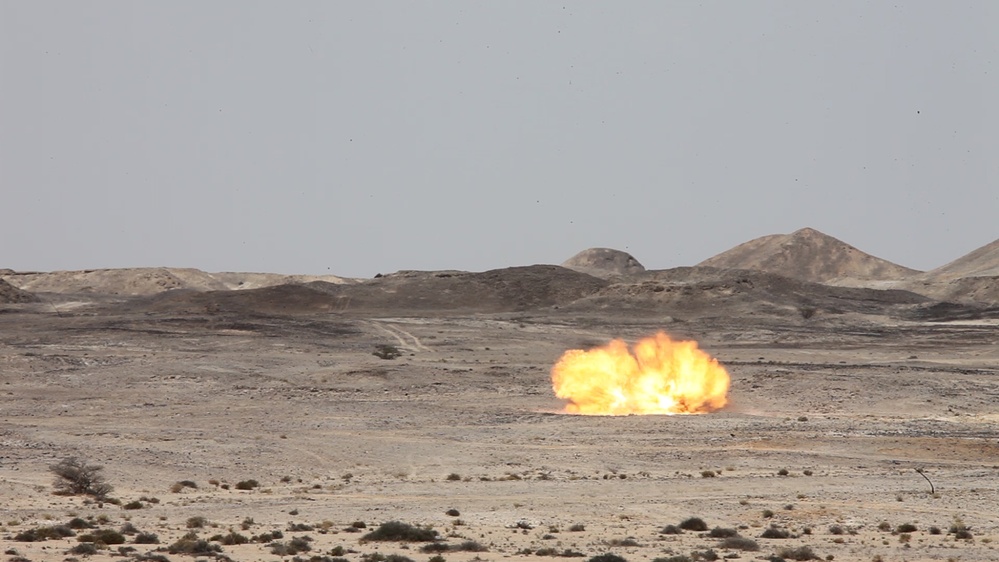 Combat engineers demolitions range