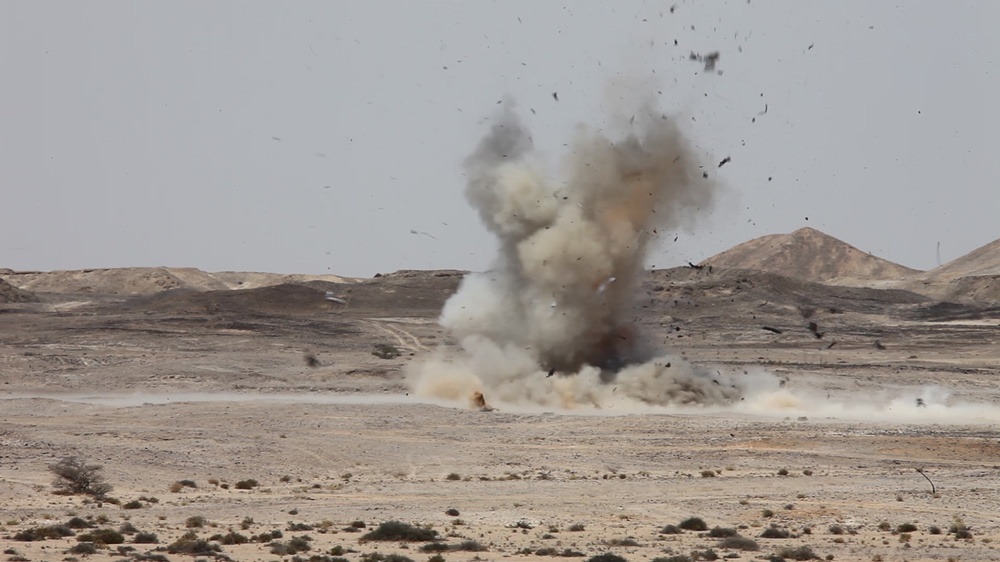 Combat engineers demolitions range