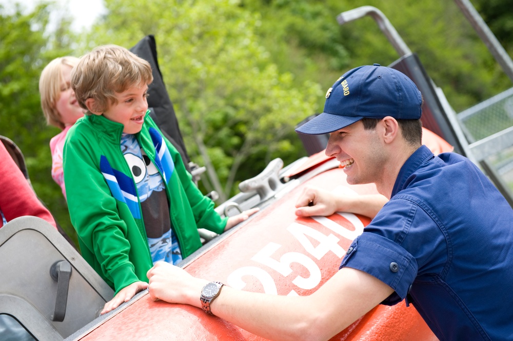 Coast Guard visits Dry Creek Elementary