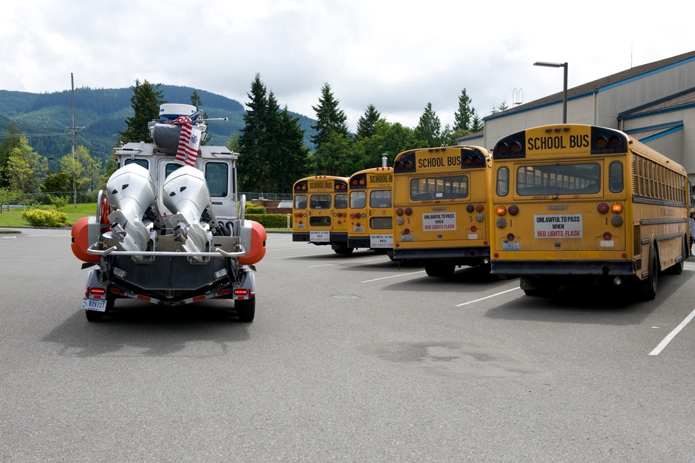 Coast Guard visits Dry Creek Elementary