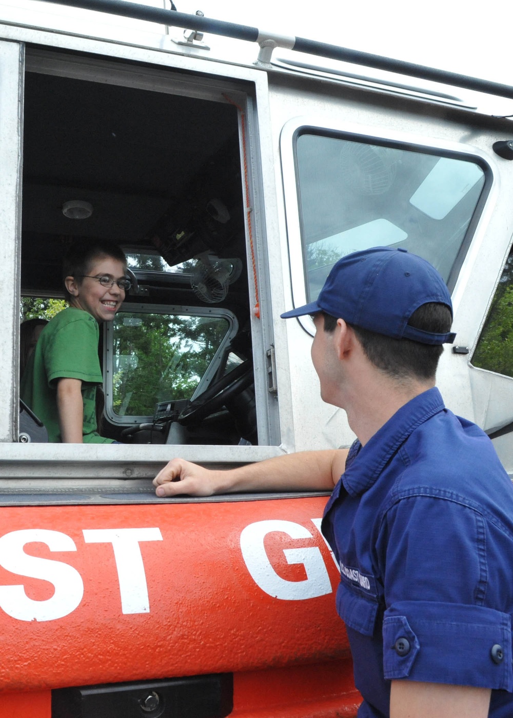 Coast Guard visits Dry Creek Elementary