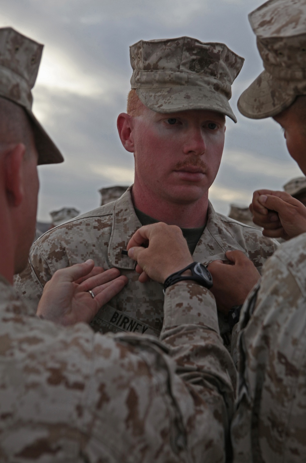 Topeka, Kan., native reaffirms oath before deployment