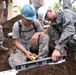 Joint Task Force Jaguar soldiers build latrine for school