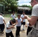 Joint Task Force Jaguar soldiers build latrine for school