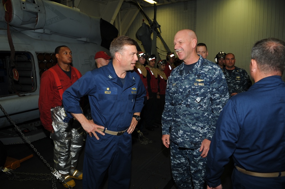 Visiting USS Chosin