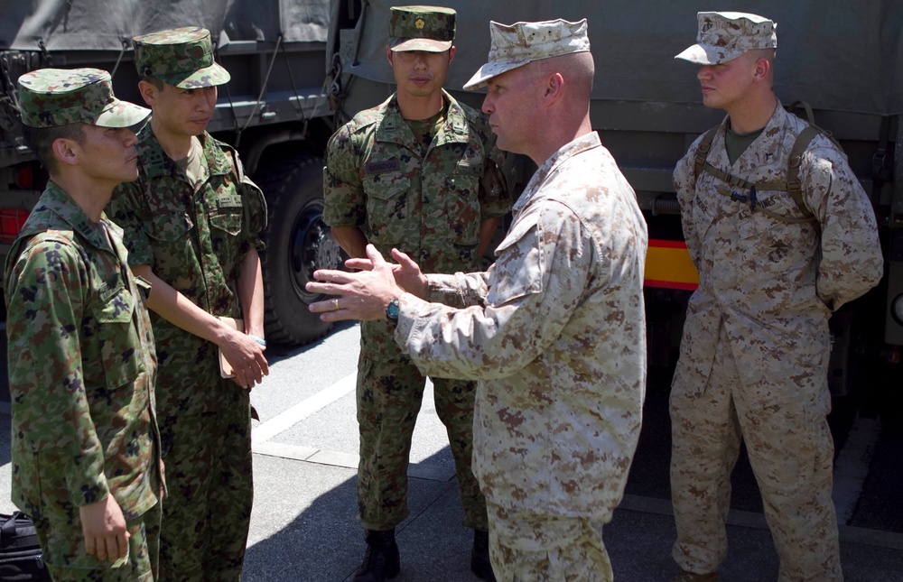 31st MEU welcomes Japanese soldiers for exchange program
