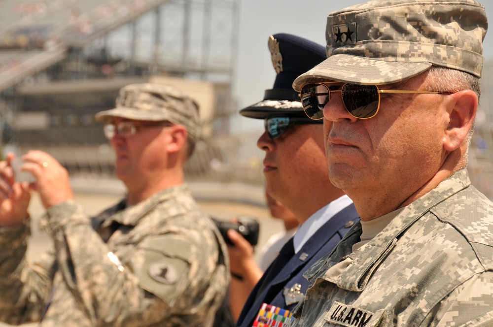 Delaware National Guard partakes in race weekend ceremonies