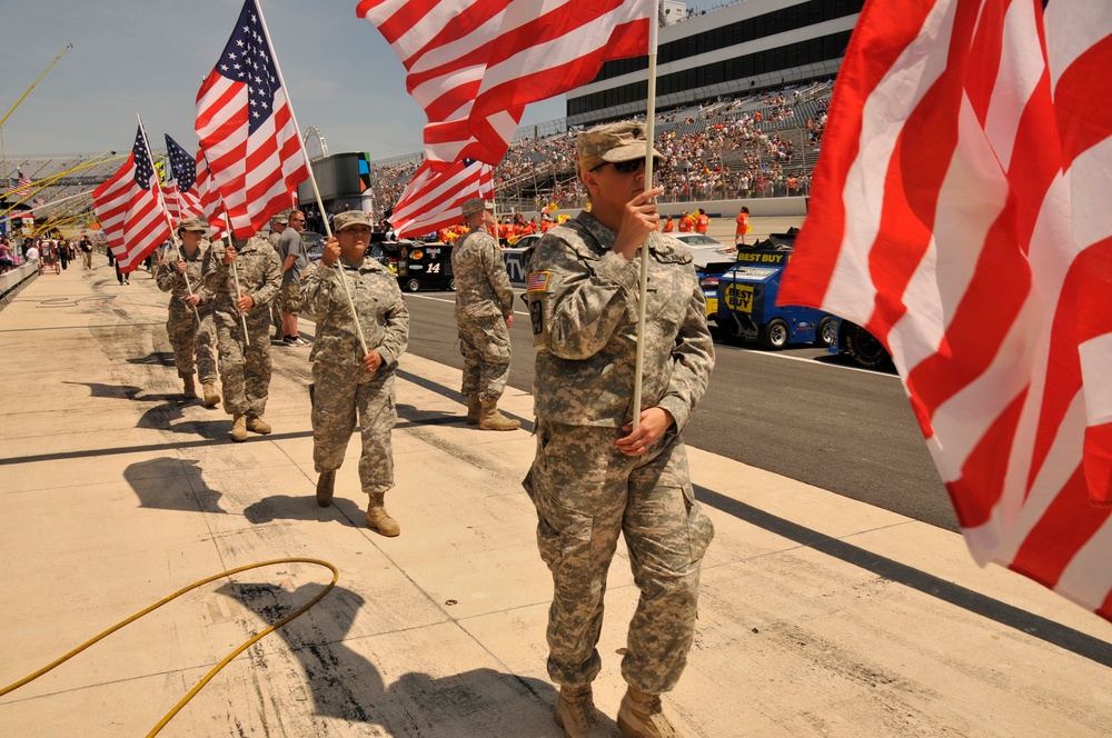 Delaware National Guard partakes in race weekend ceremonies