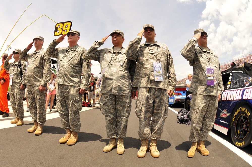 Delaware National Guard partakes in race weekend ceremonies