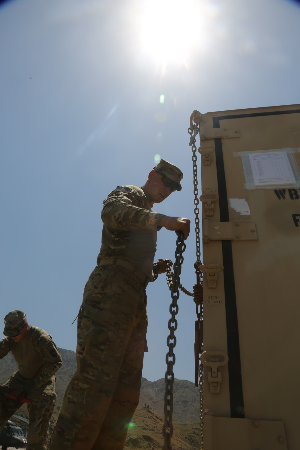 Retrograde operation at FOB Joyce