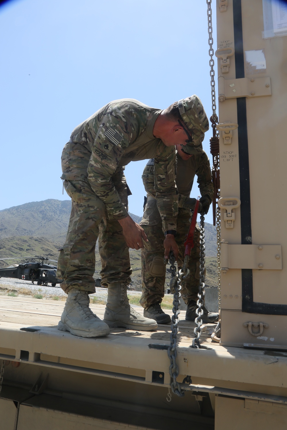 Retrograde operation at FOB Joyce